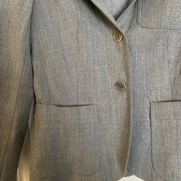 Theory grey wool blazer - Picture 4 of 7
